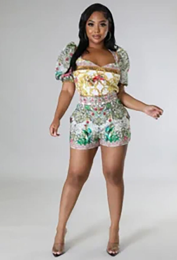 Sipping Vino in Seychelles Short Set