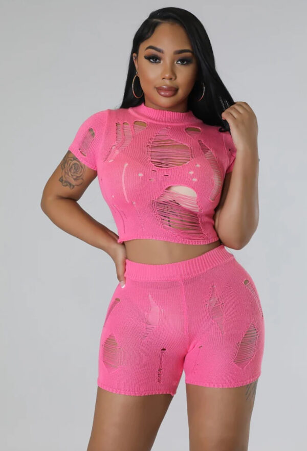 Pretty in Pink Short Set