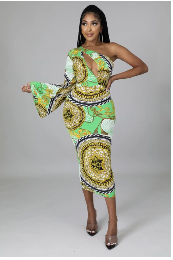 Golden Hour Goddess Midi Dress