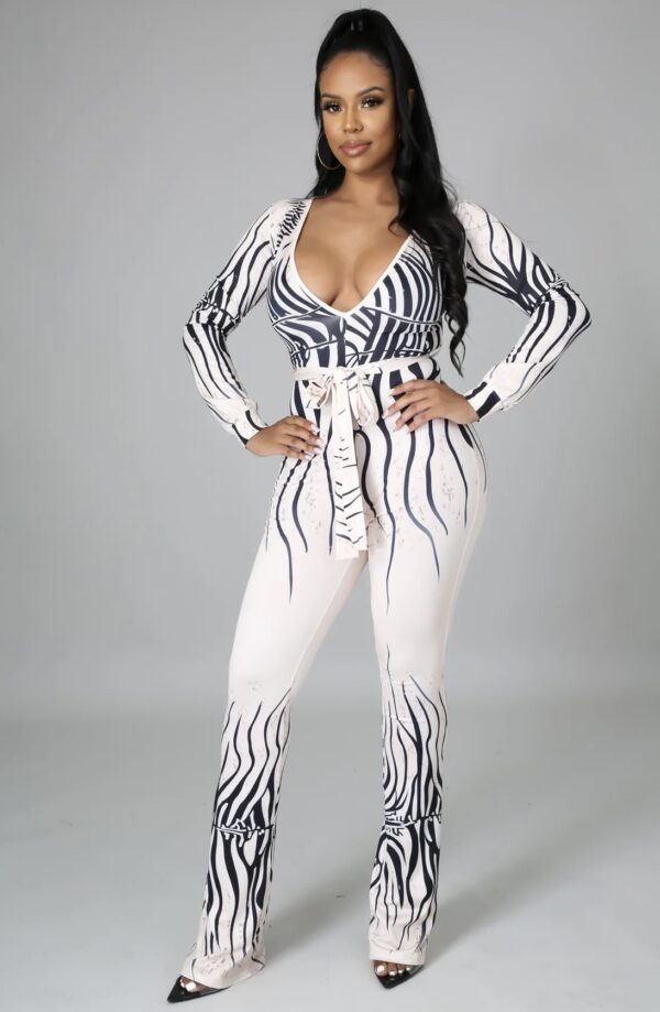 Wild Intentions Belted Jumpsuit